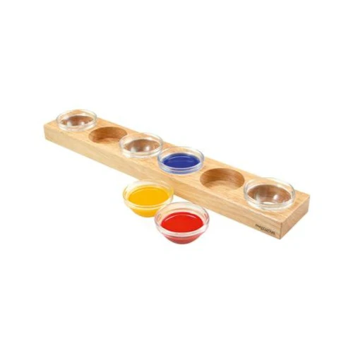Wooden Holder for 6pcs of 35ml Paint Dishes - Image 2
