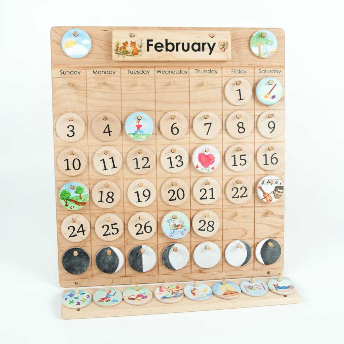 From Jennifer Moon Phases Extension Perpetual Montessori Calendar - Image 5