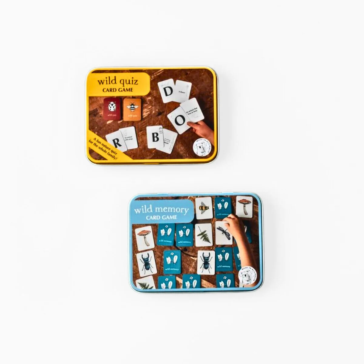 Your Wild Books - Card Games in Tin Case